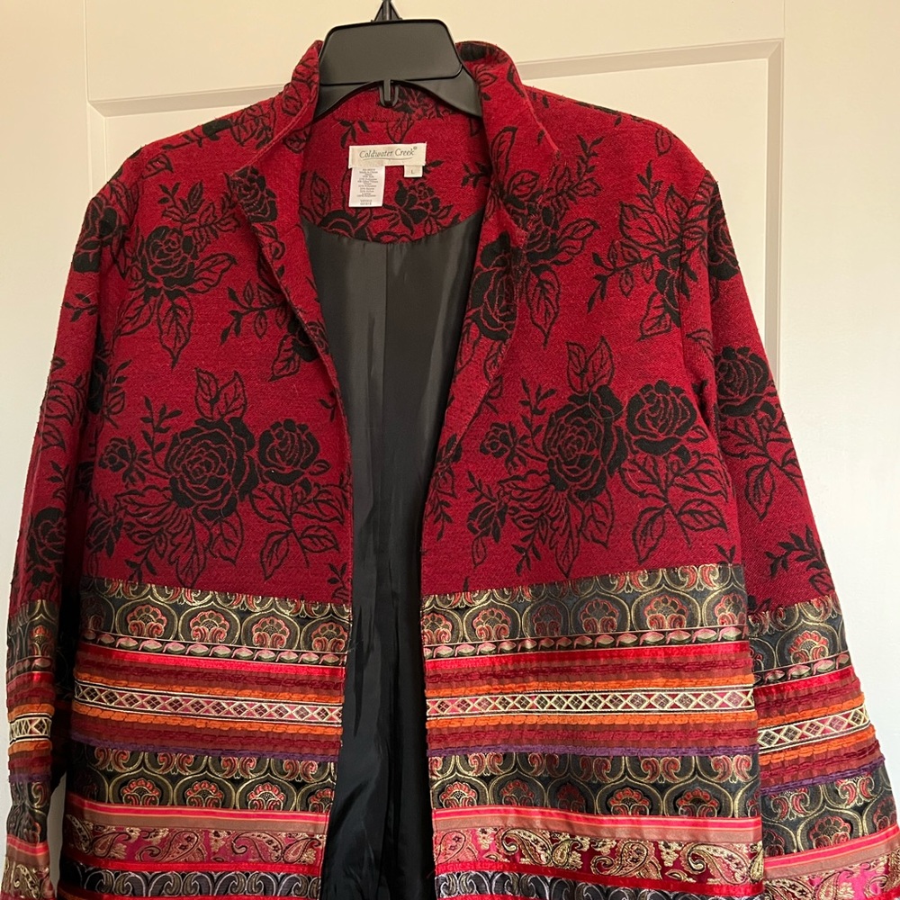 Coldwater Creek Patterned Blazer